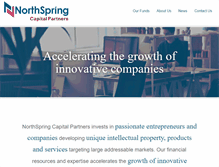Tablet Screenshot of northspringcapitalpartners.com